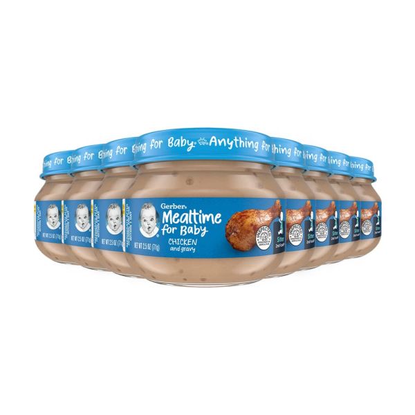 Tender Chicken Delight Baby Food Jars (Pack of 10)