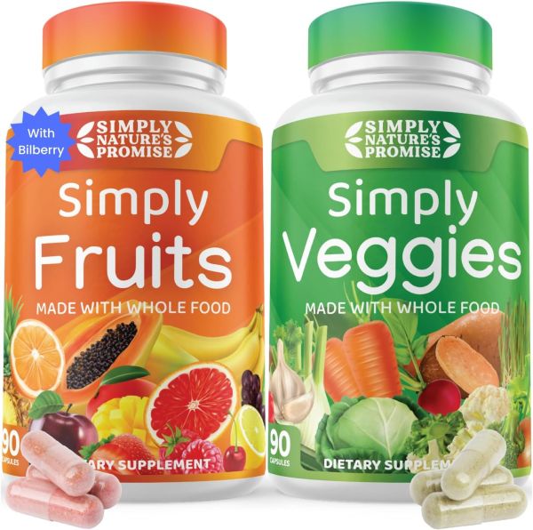 Simply Nature's Promise Fruit & Veggie Boost - Superfood Capsules