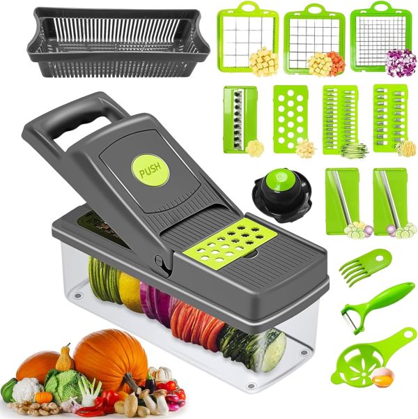 14-in-1 Senshuomy Vegetable Chopper and Slicer