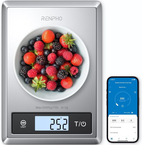 RENPHO Digital Food Scale - The Ultimate Kitchen Companion for Precision and Flavor