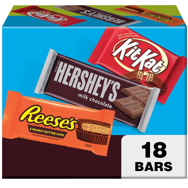 Decadent Chocolate Delight Box - A Variety of HERSHEY'S, KIT KAT, and REESE'S Milk Chocolate Treats