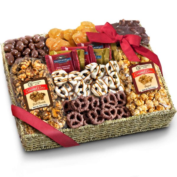 Sweet Indulgence Chocolate and Caramel Grand Gift Basket