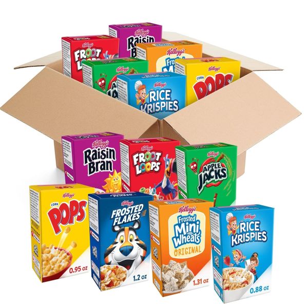 Kellogg's Variety Pack Cold Breakfast Cereal Set