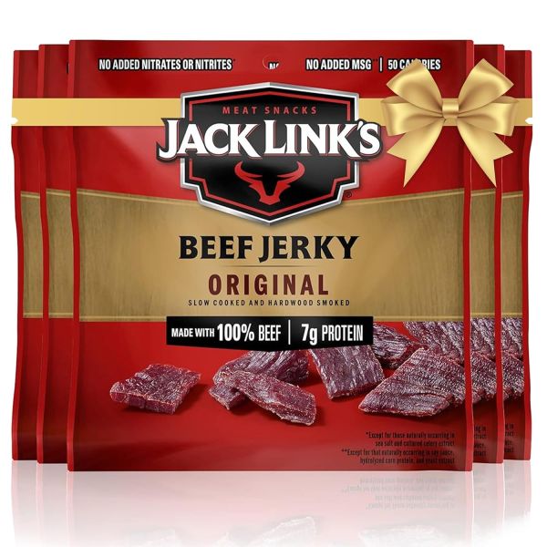 Original Flavor Jack Link's Beef Jerky - The Perfect Protein-Packed Snack for on-the-go!