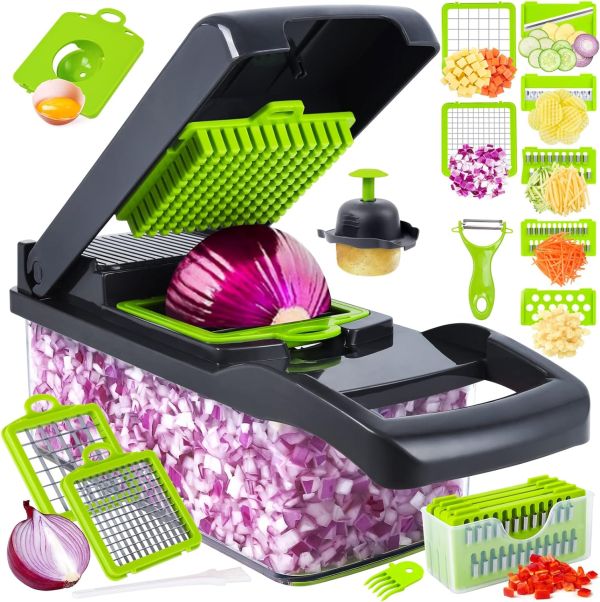 ProSlice Vegetable Master, 14-in-1 Multifunctional Food Chopper