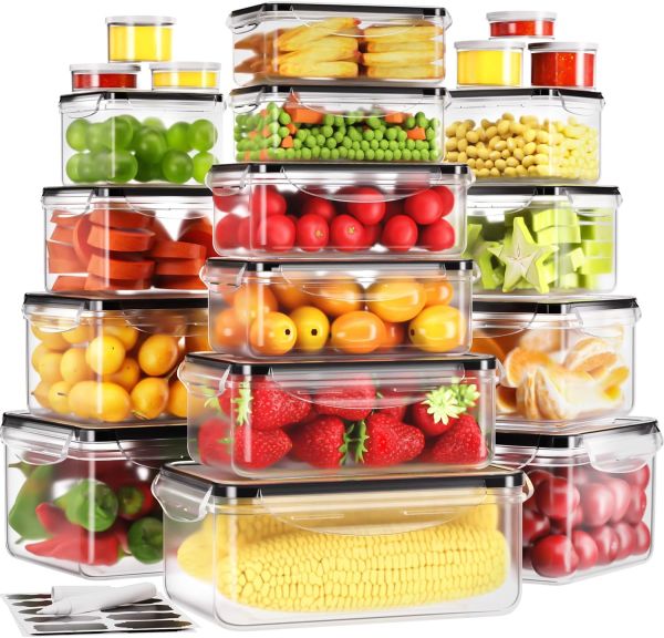 40 PCS Food Storage Containers - FreshKeep Collection