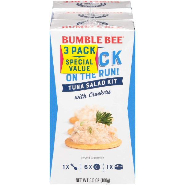 BUMBLE BEE Snack on the Run Tuna Salad with Crackers Kit