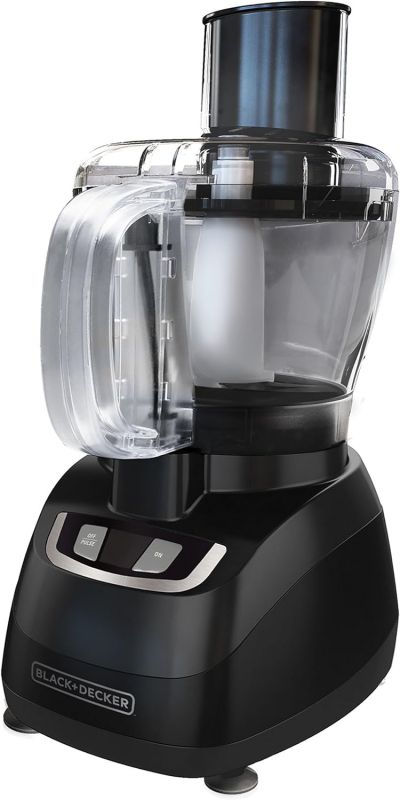 BLACK+DECKER 8-Cup Food Processor, Black, FP1600B