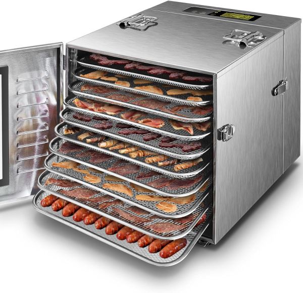 Septree 10 Trays Large Food Dehydrator: Retain the Freshness and Nutrients