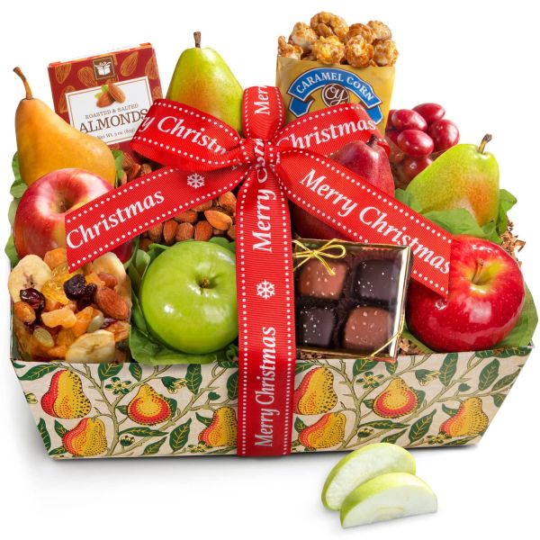 Christmas Orchard Delight Fruit Basket