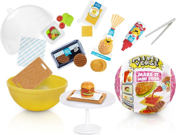 Mini Food Diner Delights Collection - DIY Mini Collectibles by Make It Mini Food