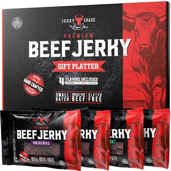 Savory Delights Beef Jerky Gift Set - A Tantalizing Assortment of Gourmet Beef Jerky for the Discerning Palate